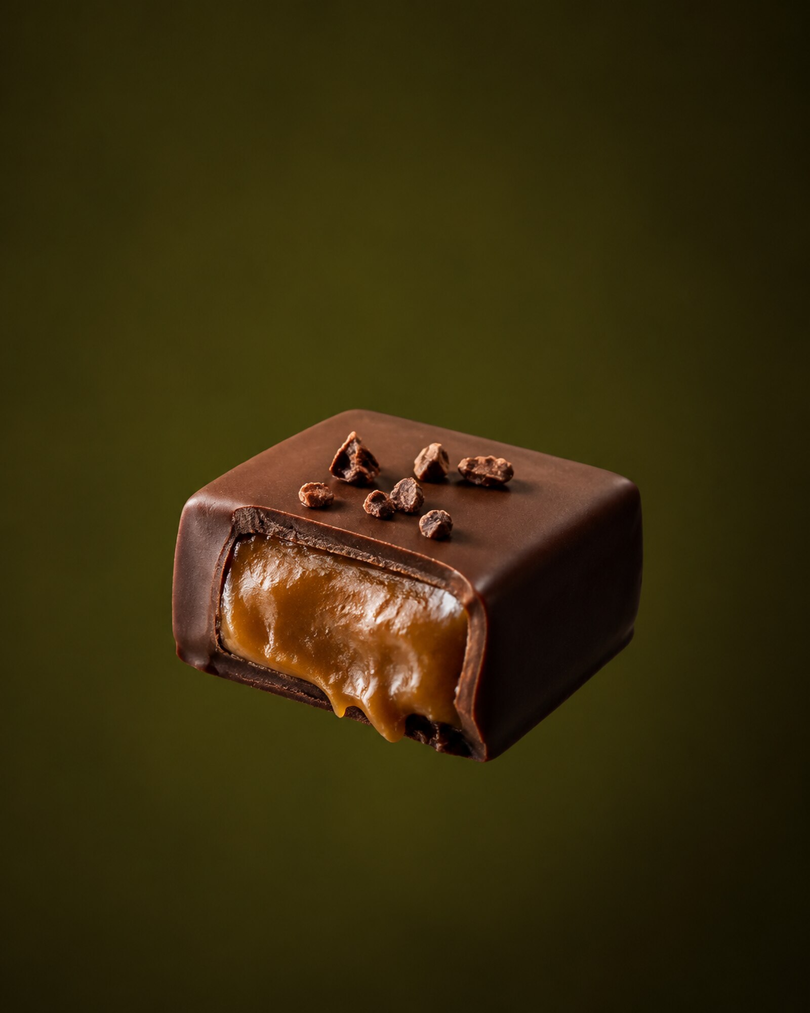 Chocolate, caramelo e memória.